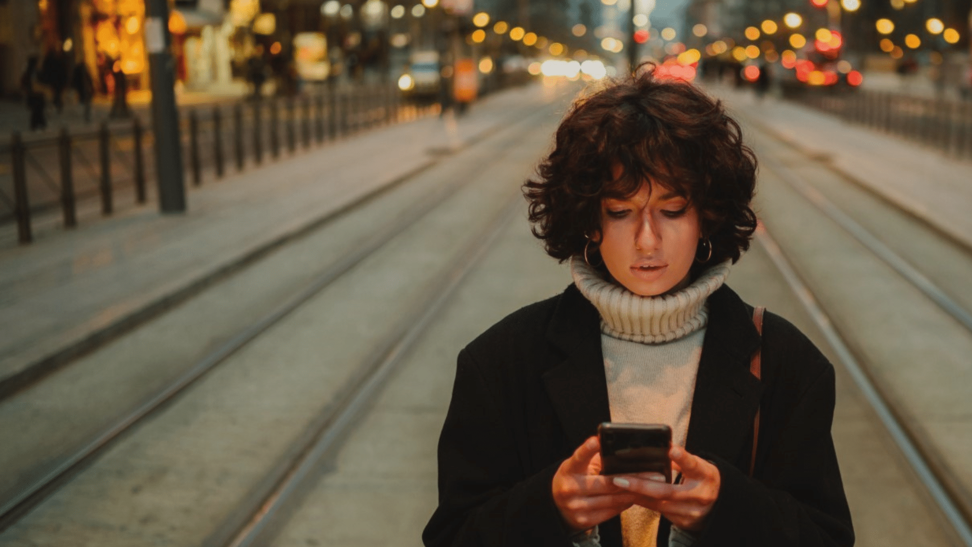 SME Microsoft Journey Hero image - woman on her phone